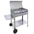 Mille Achille Medium - Barbacoa de carbón artesanal de acero inoxidable - 57,5x37 cm